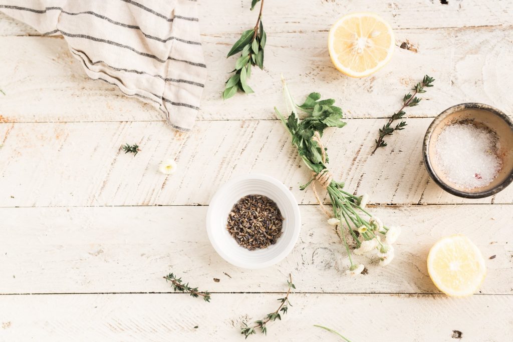 grains and herbs